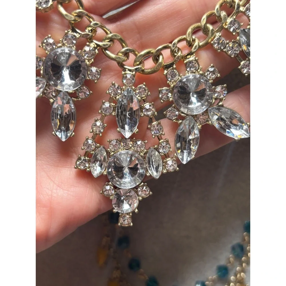 #4. Layered Bib Statement Necklace